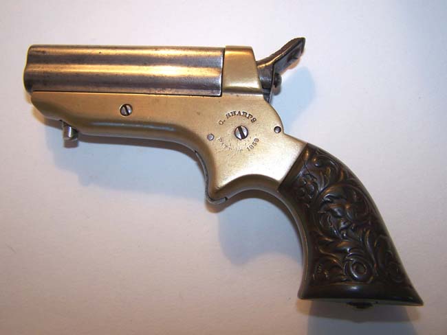 A Civil War era Sharps first model four barrel single action Pepperbox circa 1859